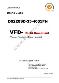 D0220SD-35-4002FN Datasheet Cover