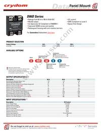 D06D100 Datasheet Cover