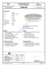 D1961SH45TXPSA1 Datasheet Cover