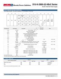 D1U-H-2800-52-HB1C Datasheet Page 4