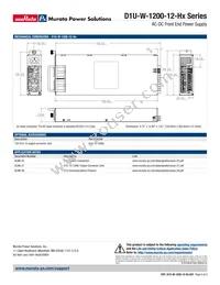 D1U-W-1200-12-HC2C Datasheet Page 5