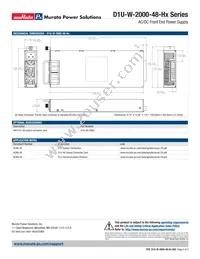 D1U-W-2000-48-HB2C Datasheet Page 5