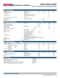 D1U2-D-400-12-HA4C Datasheet Page 2