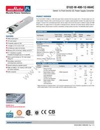 D1U2-W-400-12-HA4C Datasheet Cover