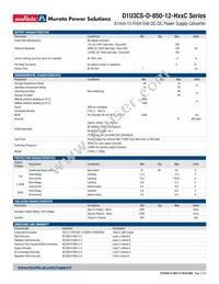 D1U3CS-D-850-12-HC4C Datasheet Page 2