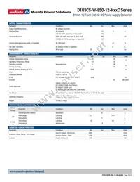 D1U3CS-W-850-12-HC4C Datasheet Page 2