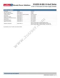 D1U3CS-W-850-12-HC4C Datasheet Page 3