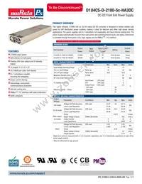 D1U4CS-D-2100-54-HA3DC Datasheet Cover