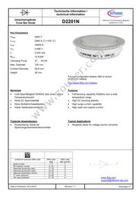 D2201N45TXPSA1 Datasheet Cover