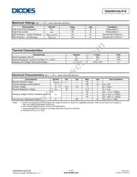 D26V0H1U2LP16-7 Datasheet Page 2