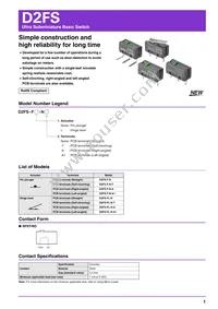 D2FS-FL-N-A Datasheet Cover