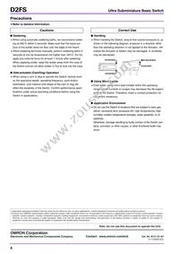 D2FS-FL-N-A Datasheet Page 4
