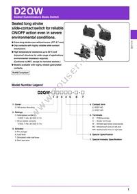 D2QWC073D Datasheet Cover