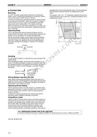 D2SW-P2L3B Datasheet Page 6