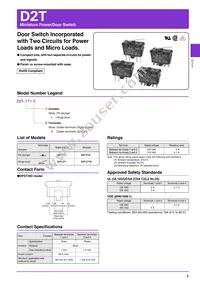 D2T-LKT1-1 Datasheet Cover