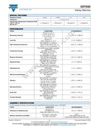 D2TO035CR0370FTE3 Datasheet Page 2