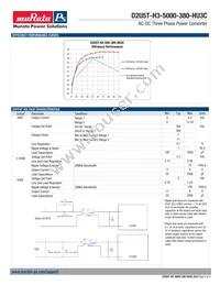 D2U5T-H3-5000-380-HU3C Datasheet Page 2