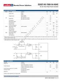 D2U5T-H3-7000-54-HU4C Datasheet Page 2