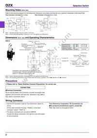 D2X-C Datasheet Page 2