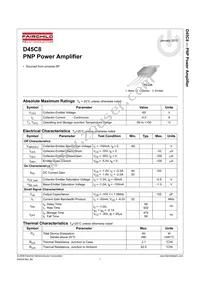 D45C8 Datasheet Page 2