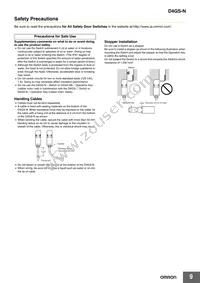 D4GS-N3T-5 Datasheet Page 9