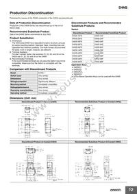D4NS-3AD Datasheet Page 12