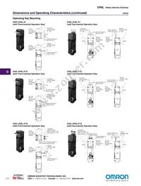 D4SL-3NDA-D Datasheet Page 8