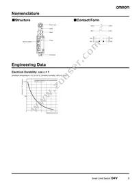 D4V-8104Z Datasheet Page 3