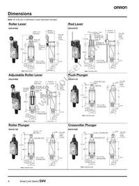 D4V-8104Z Datasheet Page 4