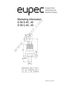 D56U45CXPSA1 Datasheet Cover