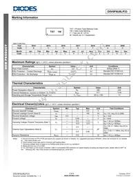 D5V0F6U8LP33-7 Datasheet Page 2