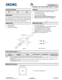 D5V0M2B3LP10-7 Datasheet Cover