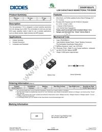 D5V0P1B2LP3-7 Datasheet Cover