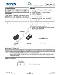 D5V0Q1B2LP3-7 Datasheet Cover