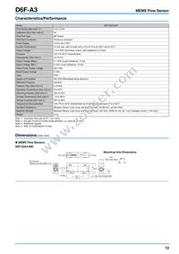 D6F-70A7-000 Datasheet Page 13
