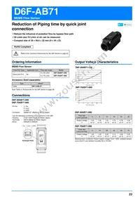 D6F-70A7-000 Datasheet Page 23