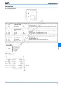 D7S-A0001 Datasheet Page 7