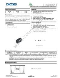 D7V0X1B2LP3-7 Datasheet Cover