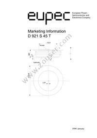 D921S45TXPSA1 Datasheet Cover