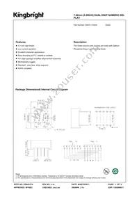 DA03-11GWA Datasheet Cover