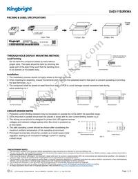 DA03-11SURKWA Datasheet Page 4