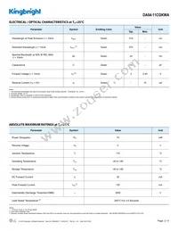 DA04-11CGKWA Datasheet Page 2