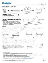 DA04-11CGKWA Datasheet Page 4