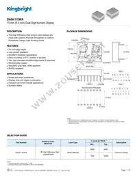 DA04-11EWA Datasheet Cover