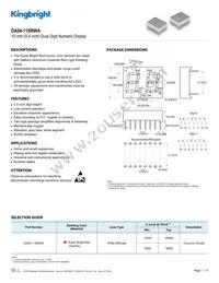 DA04-11SRWA Datasheet Cover