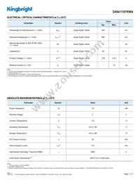 DA04-11SYKWA Datasheet Page 2