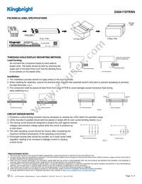 DA04-11SYKWA Datasheet Page 4