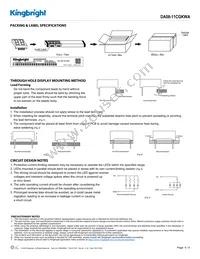 DA08-11CGKWA Datasheet Page 4