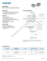 DA08-11EWA Datasheet Cover