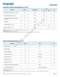 DA08-11GWA Datasheet Page 2